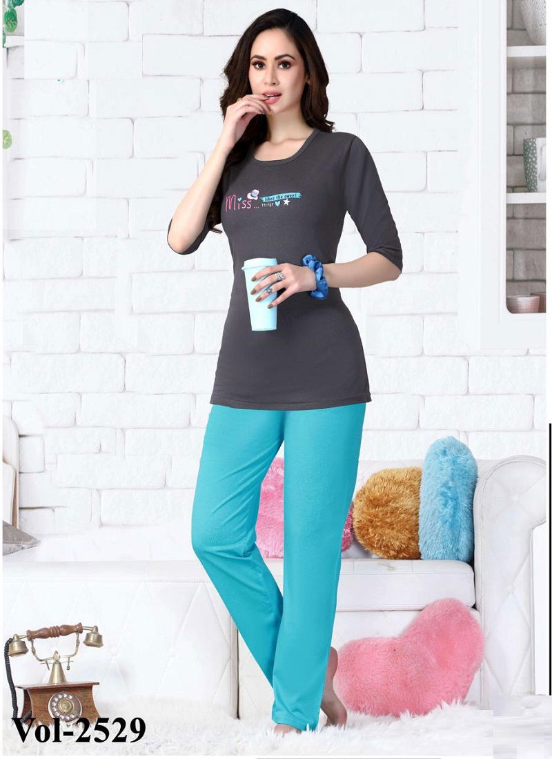 Summer Special New Vol 2529 Night Wear Hosiery Cotton Wholesale Night Suits
